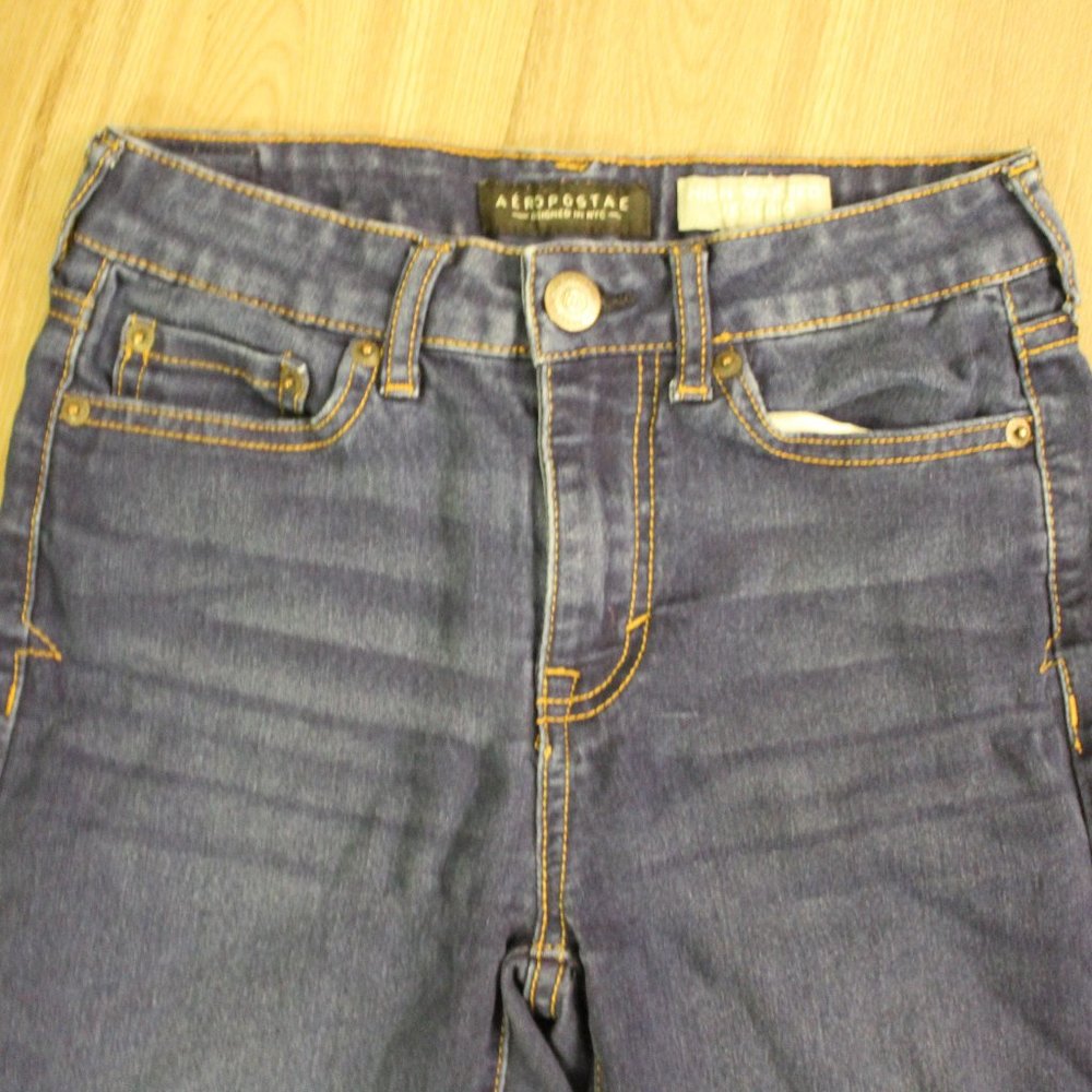 Aeropostale Hi Rise Jeggings Sz 0 R - Picture 8 of 8